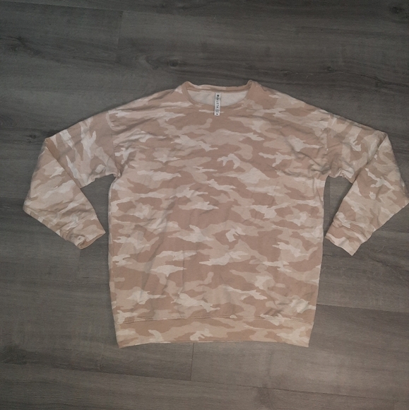 Athleta Studio To Street Camo Sweatshirt - Picture 4 of 7